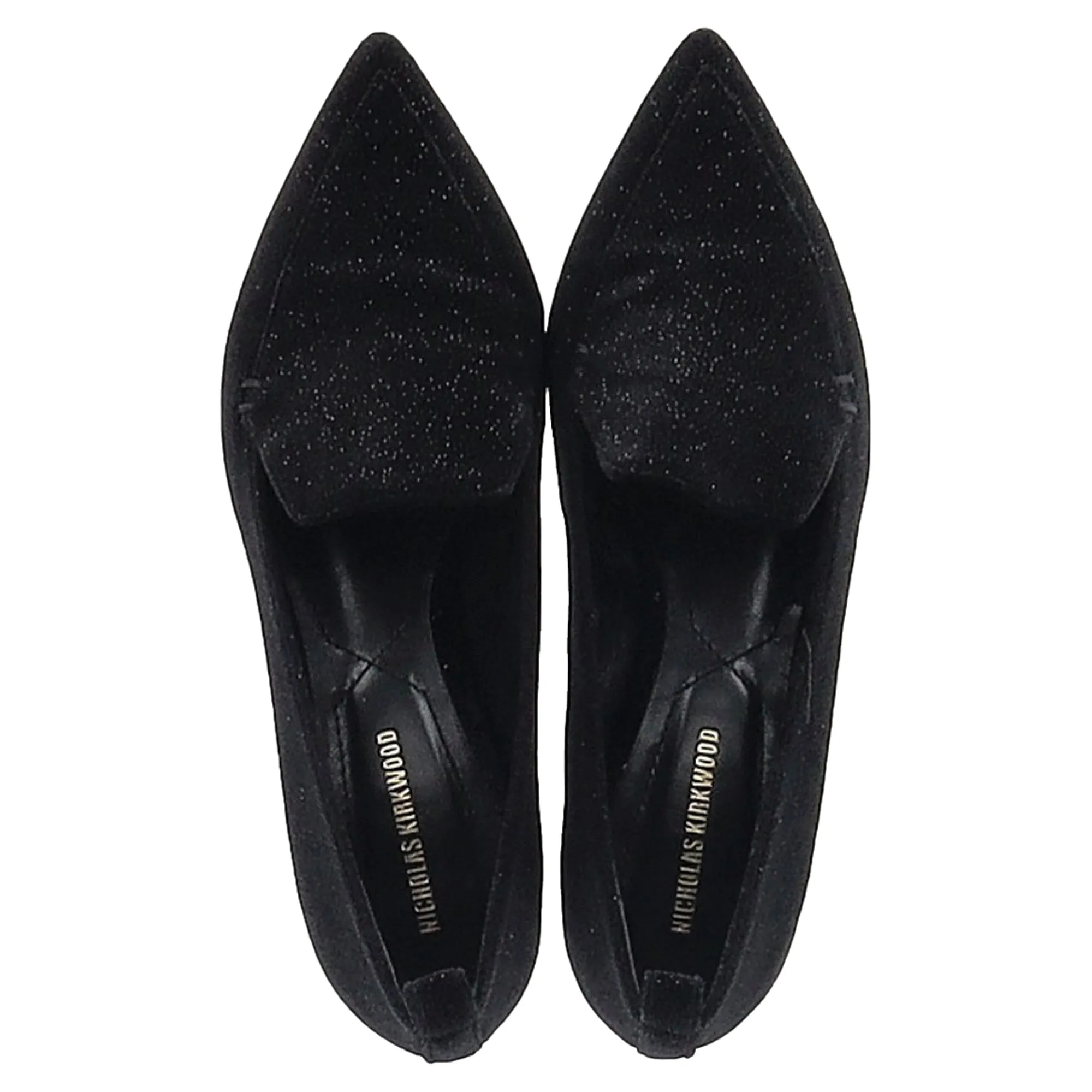 Nicholas Kirkwood Beya Loafers In Black Suede