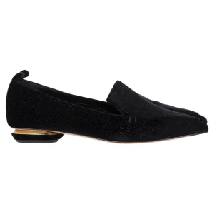 Nicholas Kirkwood Beya Loafers In Black Suede