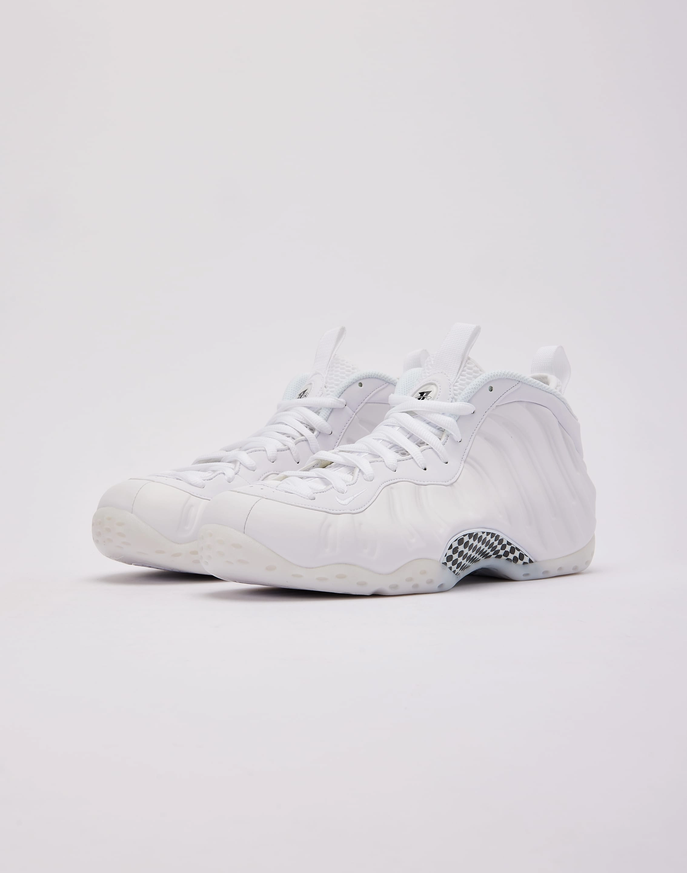 Nike Air Foamposite One 'Triple White' Speed Sneakers