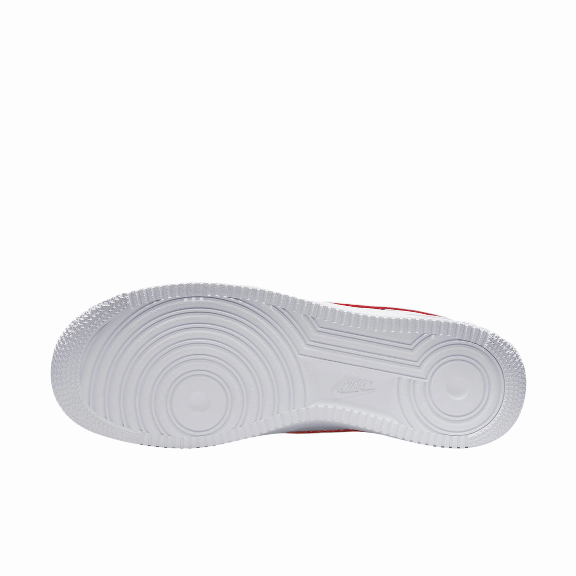 Nike Air Force 1 '07 Noble Green/Metallic Silver/University Red Nike High-Traction Sports Shoes