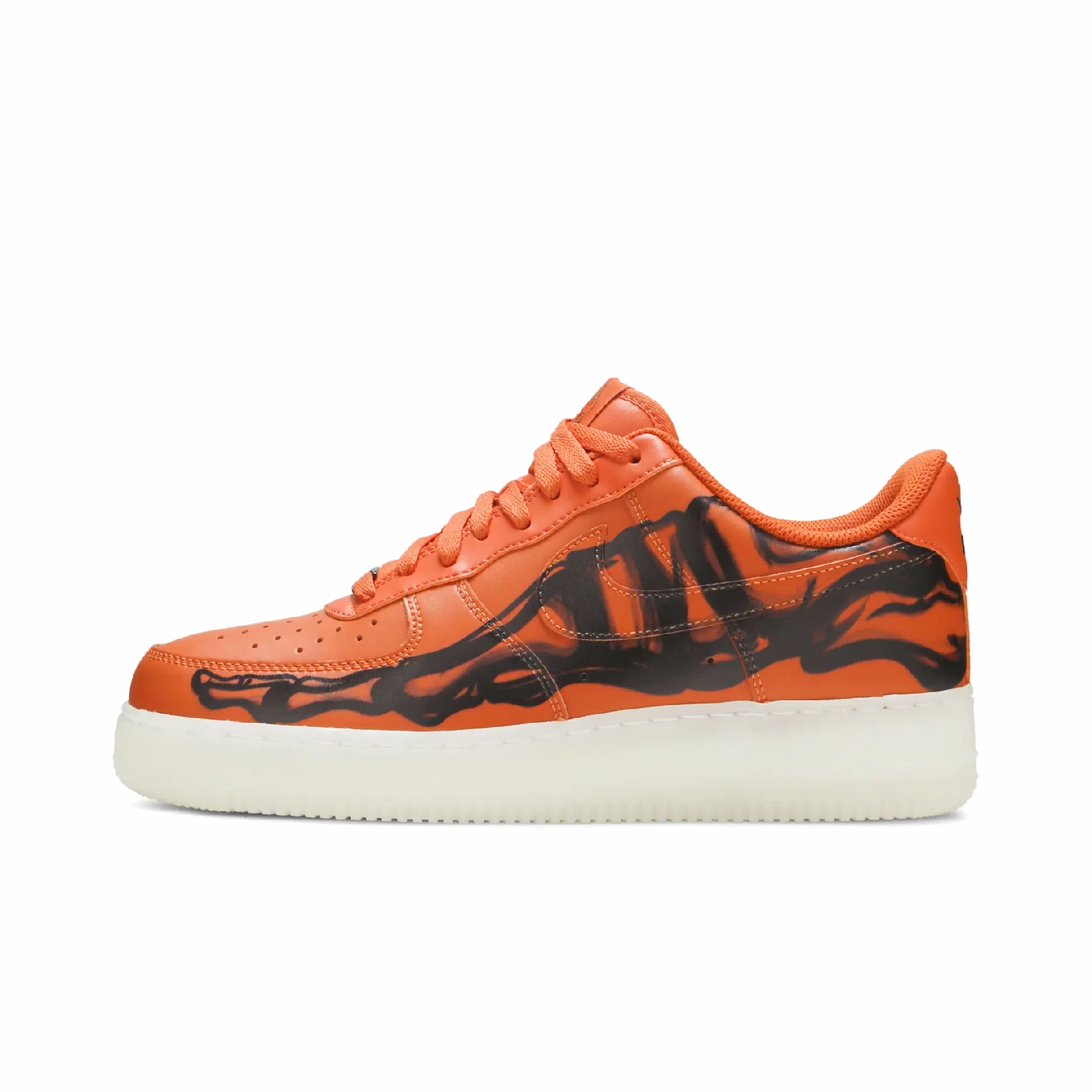 Nike Air Force 1 Low 07 QS Orange Skeleton Halloween Nike sneakers in limited color packs