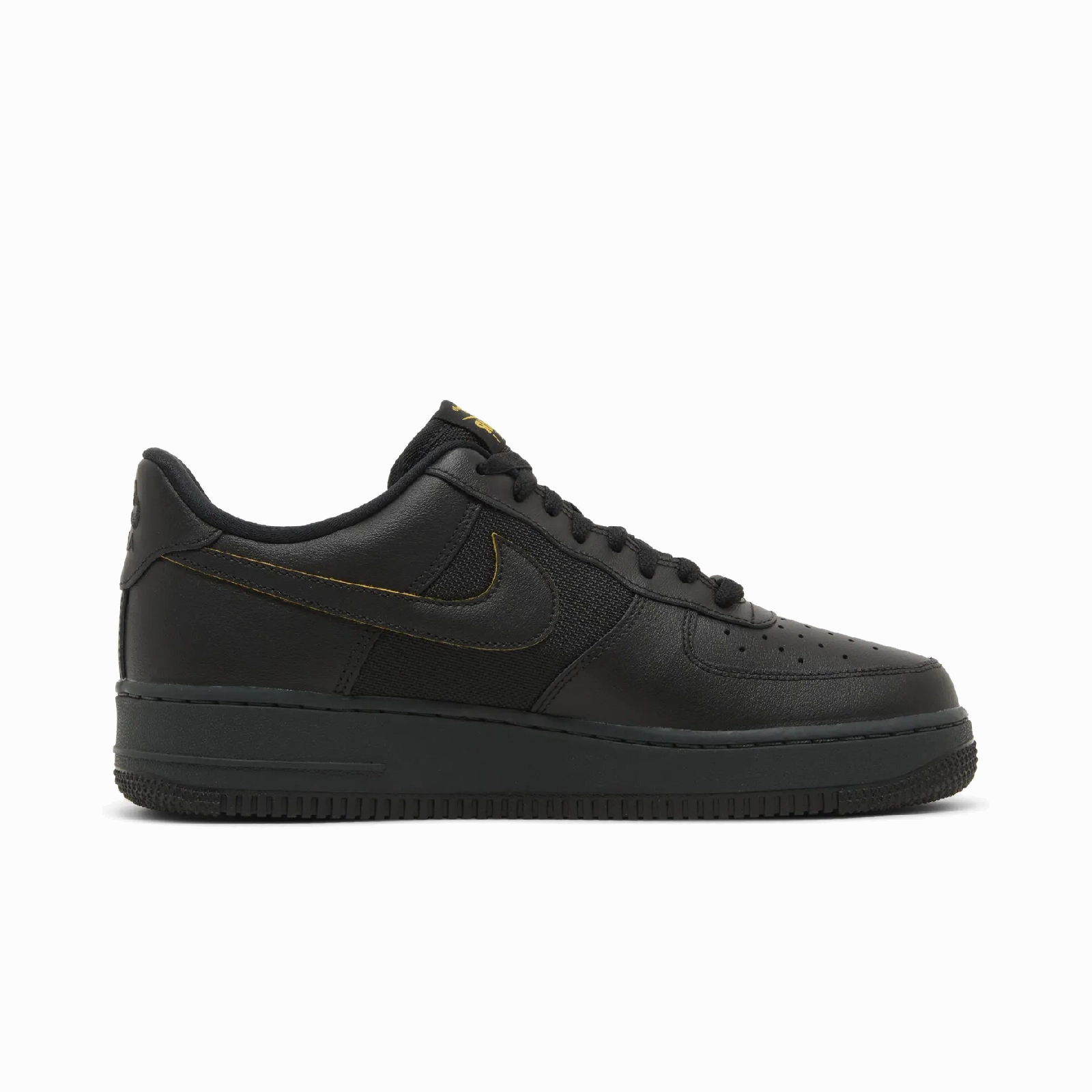 Nike Air Force 1 Low '07 Ballistic Mesh Black University Gold Nike Limited Colorway Shoes