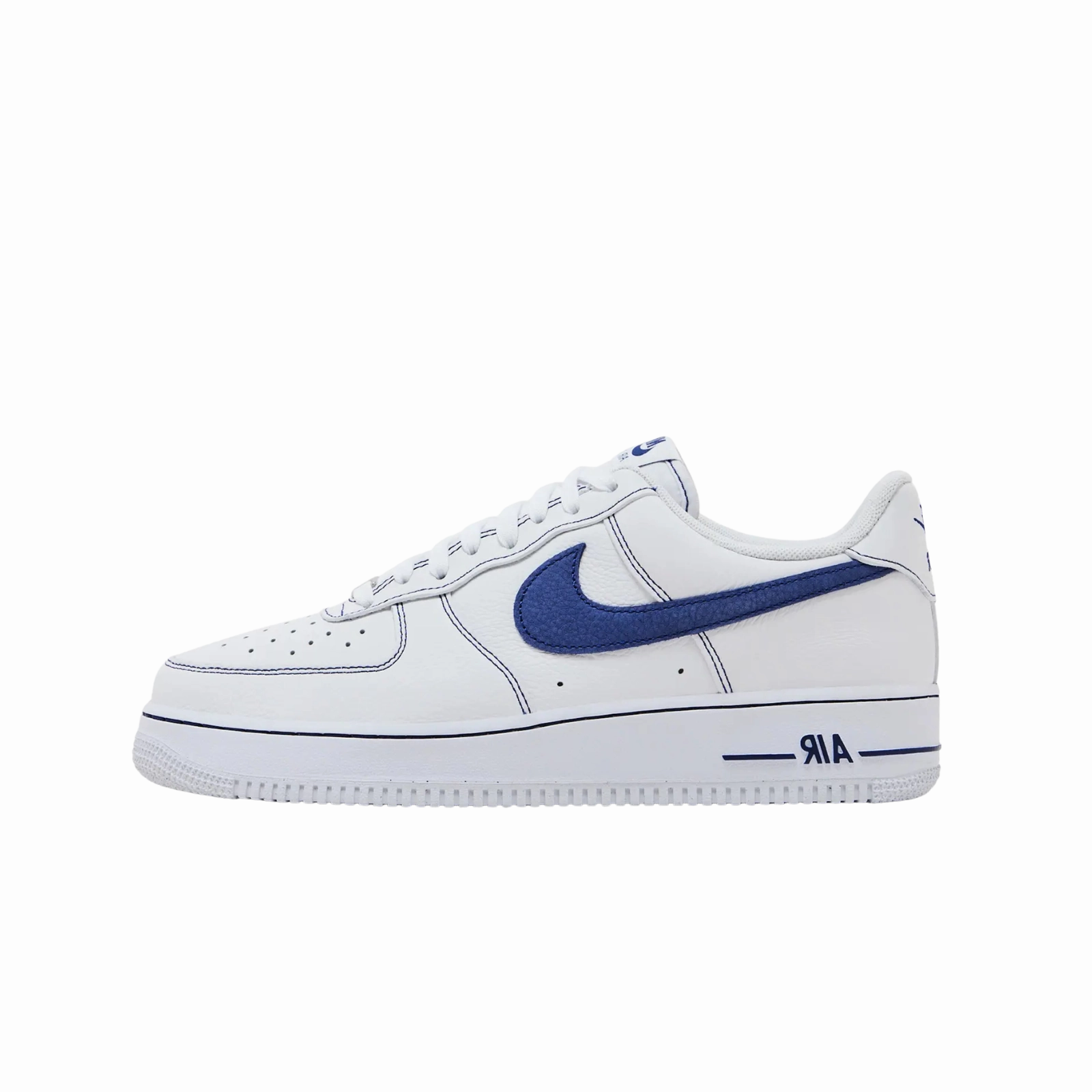 Nike Air Force 1 Low '07 LV8 White Deep Royal Blue Nike cushioned shoes for casual wear