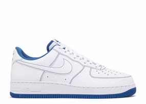 Nike Air Force 1 Low '07 White Game Royal (WORN) Nike sporty look with timeless feel