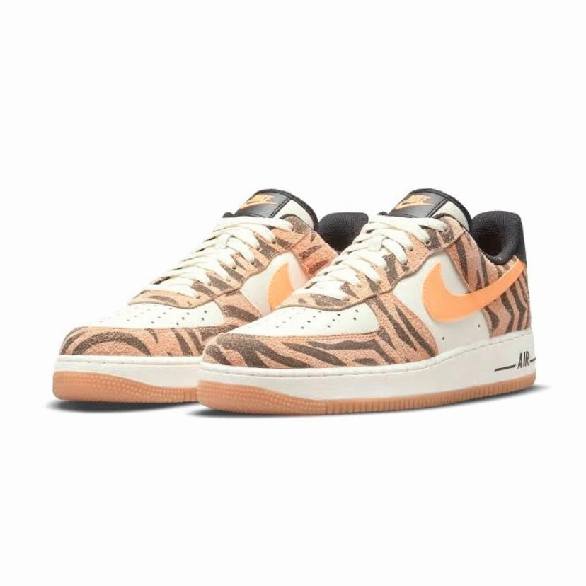 Nike Air Force 1 Low Coconut Milk Atomic Orange Modern Sneakers