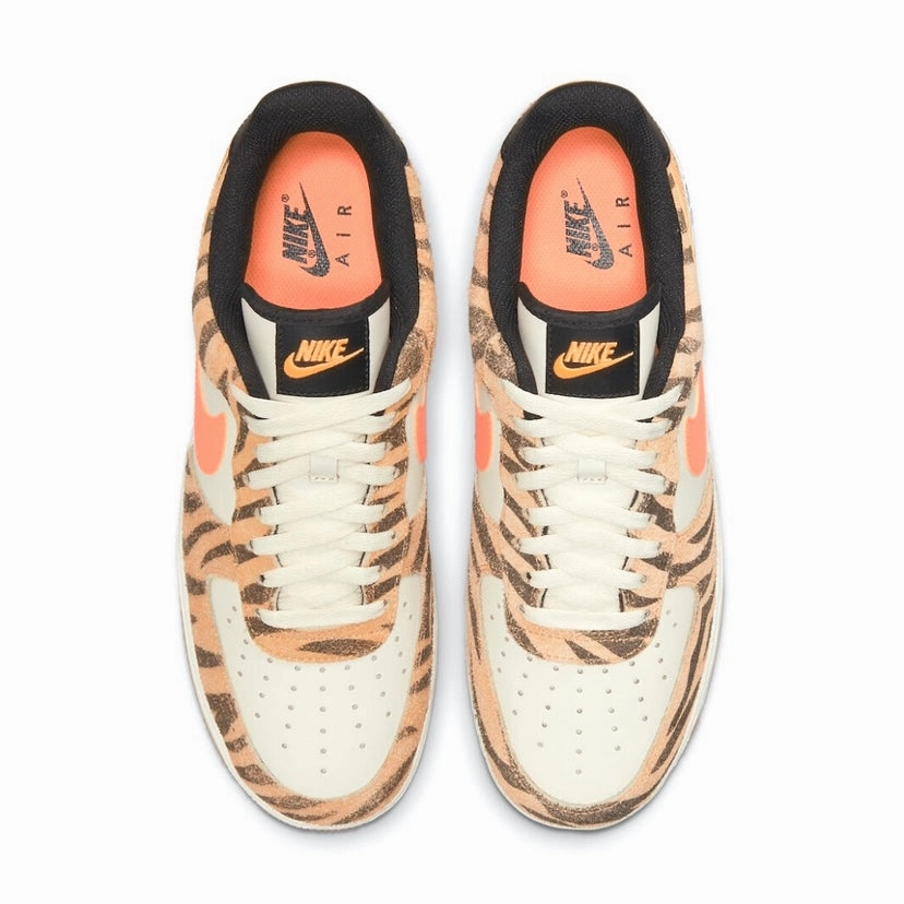 Nike Air Force 1 Low Coconut Milk Atomic Orange Modern Sneakers