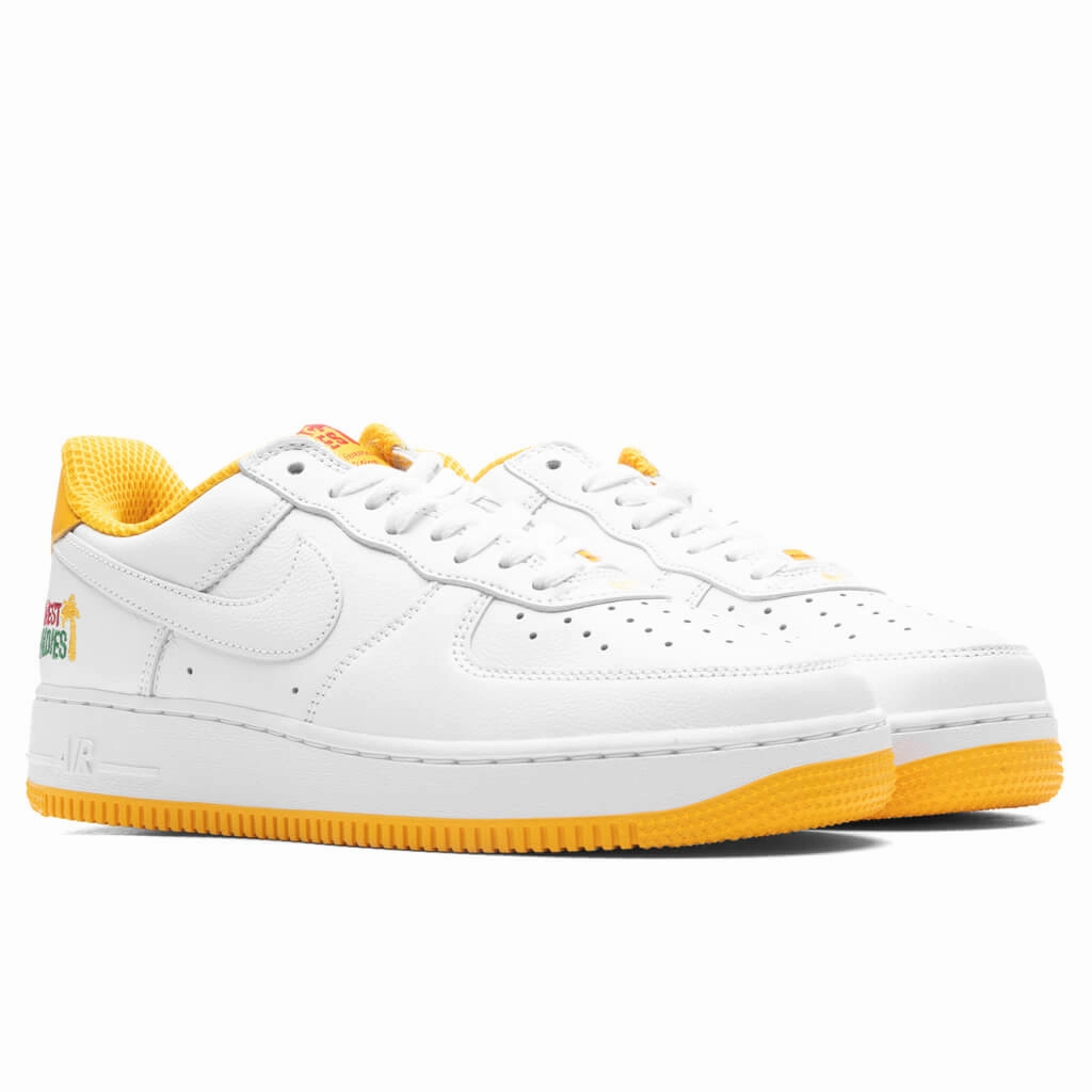 Nike Air Force 1 Low Retro QS - White/University Gold Nike Retro Lifestyle Shoes