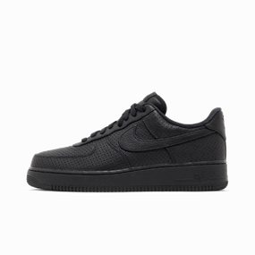 Nike Air Force 1 Low SP Triple Black Perforated Nike sporty look with timeless feel