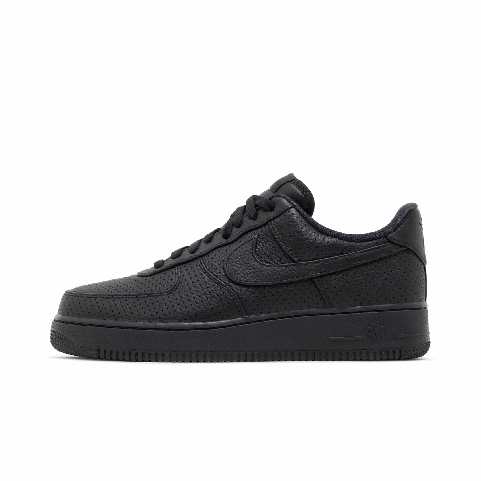 Nike Air Force 1 Low SP Triple Black Perforated Nike sporty look with timeless feel