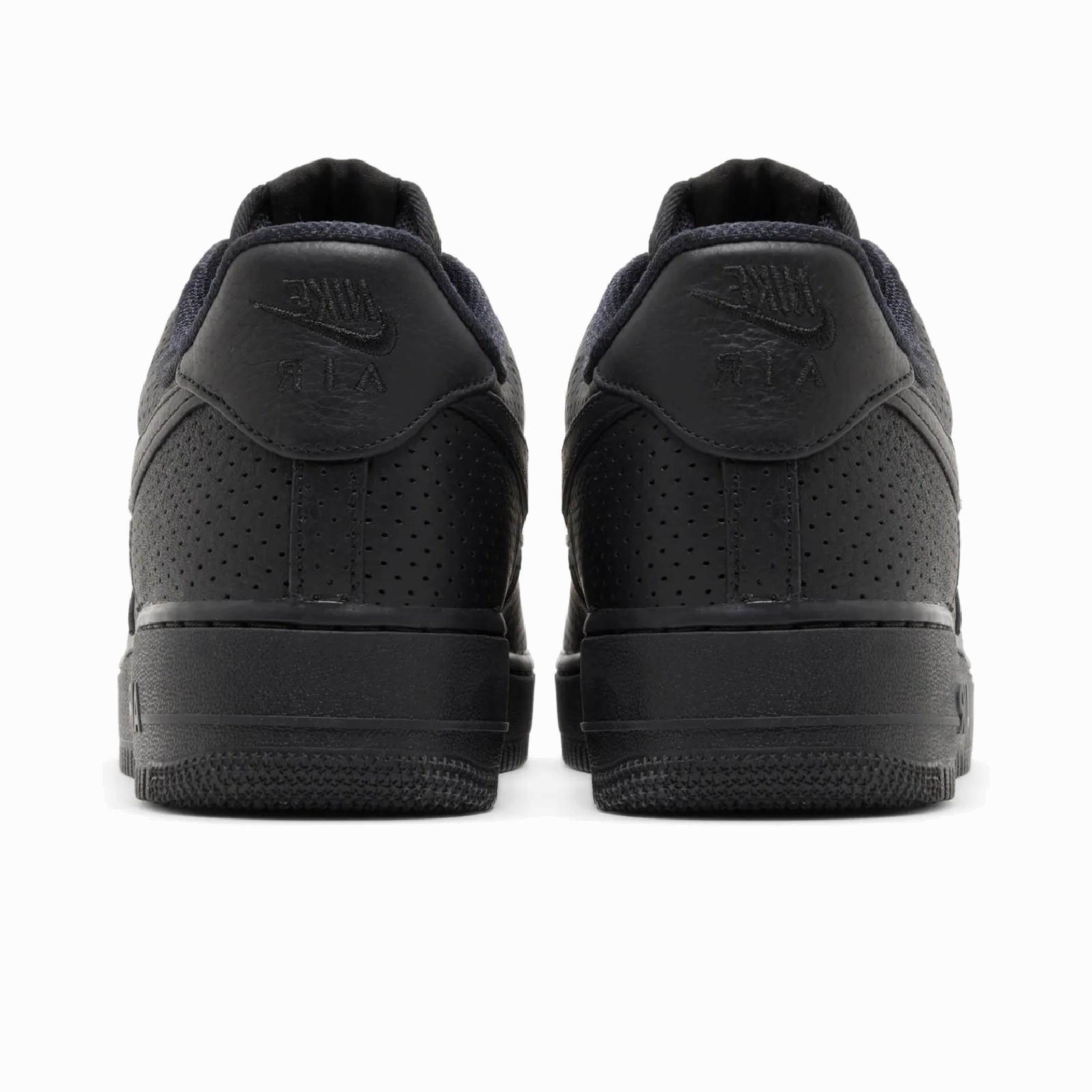 Nike Air Force 1 Low SP Triple Black Perforated Nike Timeless Athletic Sneakers