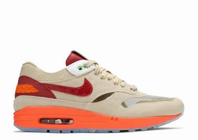 Nike Air Max 1 CLOT Kiss of Death (2021) (WORN) Nike athletic shoes with flyknit design