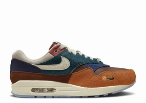 Nike Air Max 1 Kasina Won-Ang Orange Nike athletic shoes with flyknit design