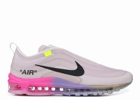 Nike Air Max 97 Off-White Elemental Rose Serena Queen (WORN) Nike athletic shoes with flyknit design