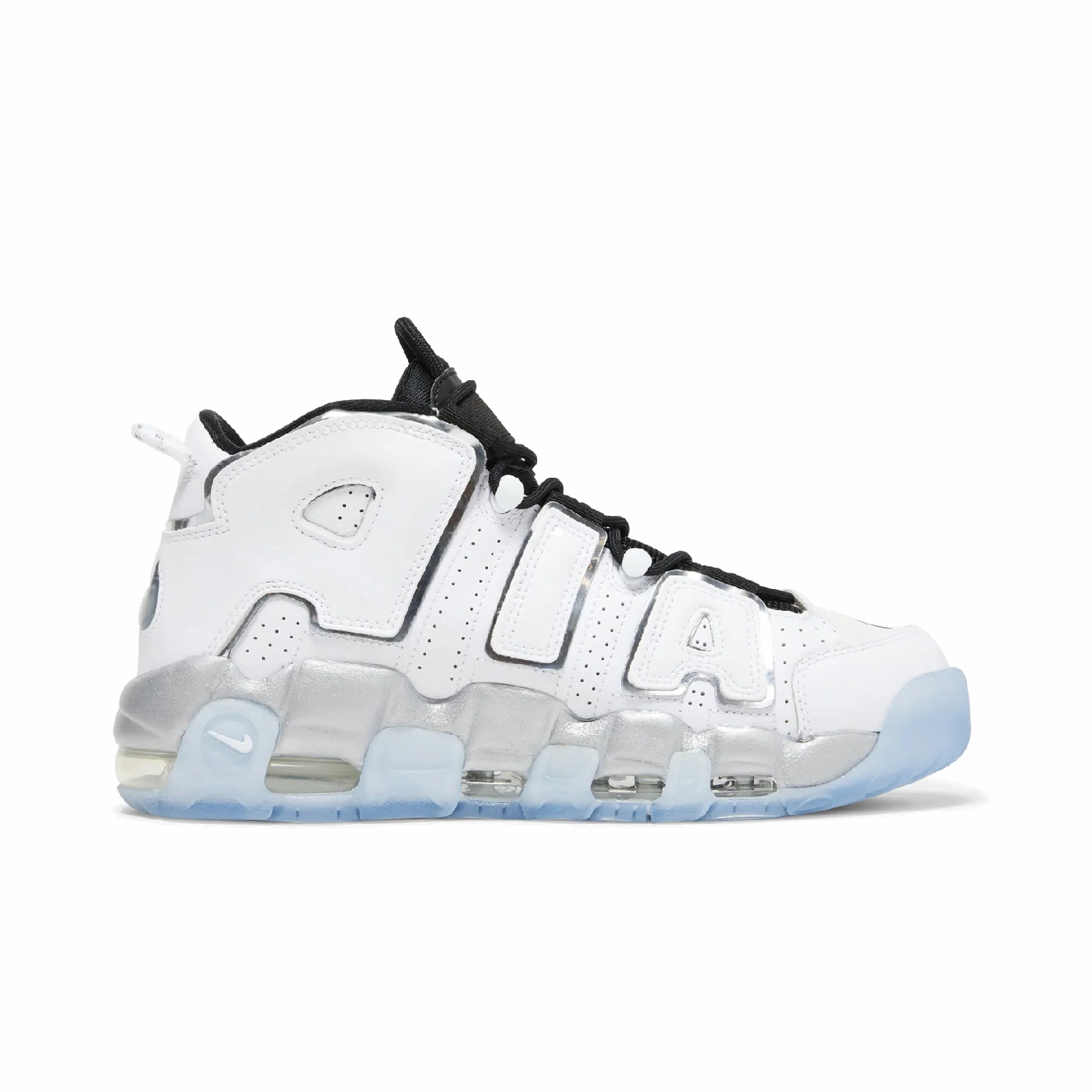 Nike Air More Uptempo SE White Chrome (Women's) Nike Timeless Athletic Sneakers