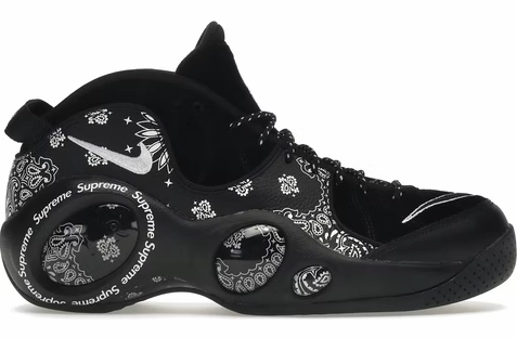 Nike Air Zoom Flight 95 SP Supreme Black Nike athletic shoes with flyknit design
