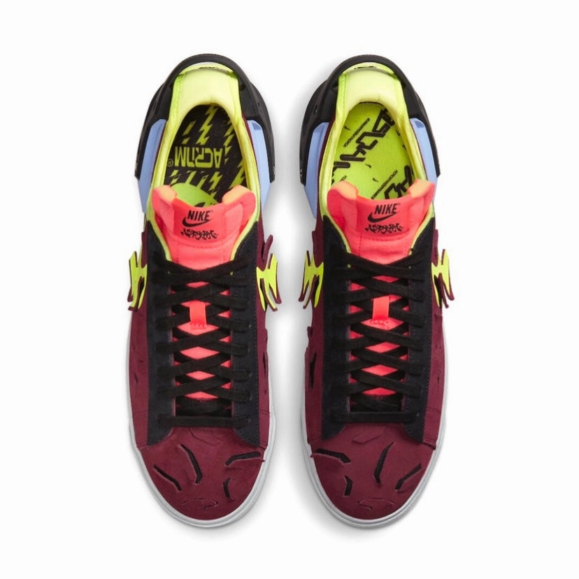 Nike Blazer Low Acronym Night Maroon Modern Sneakers