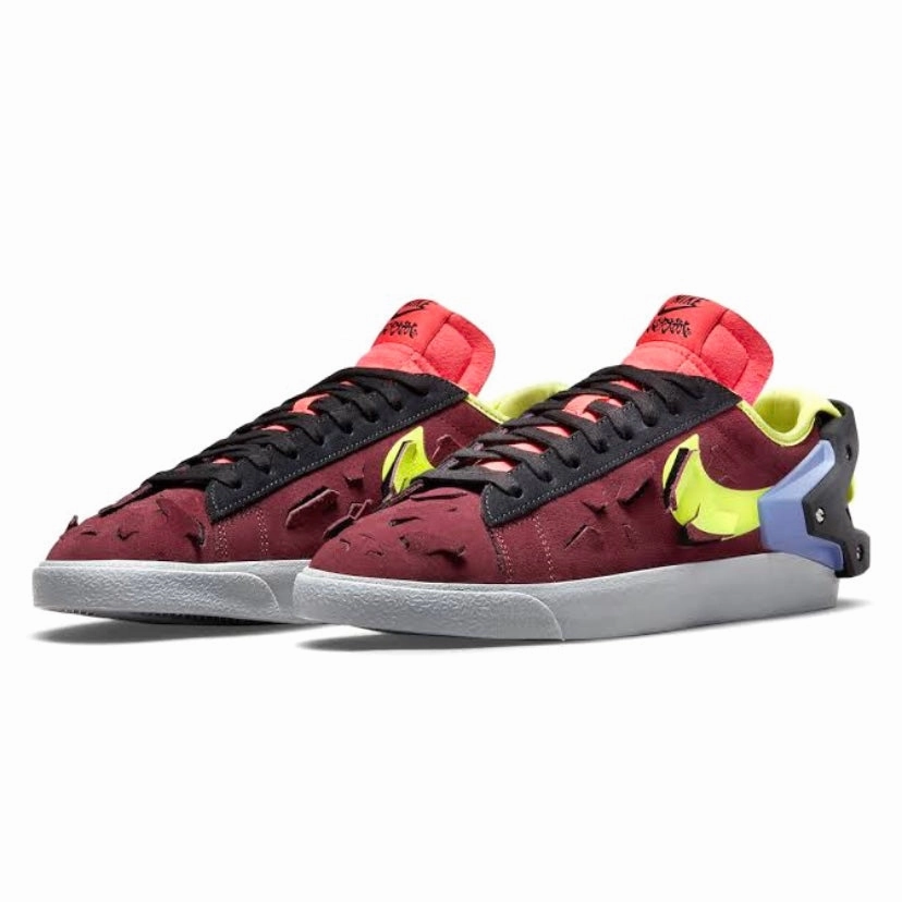 Nike Blazer Low Acronym Night Maroon Modern Sneakers