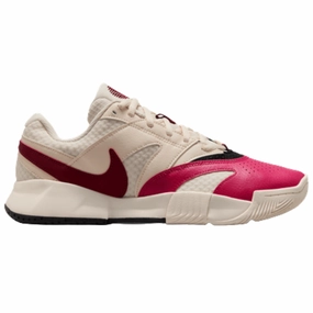 Nike Court Lite 4 Women's Tennis Shoes - Pale Ivory/Team Red-Sail-Black Nike tennis footwear