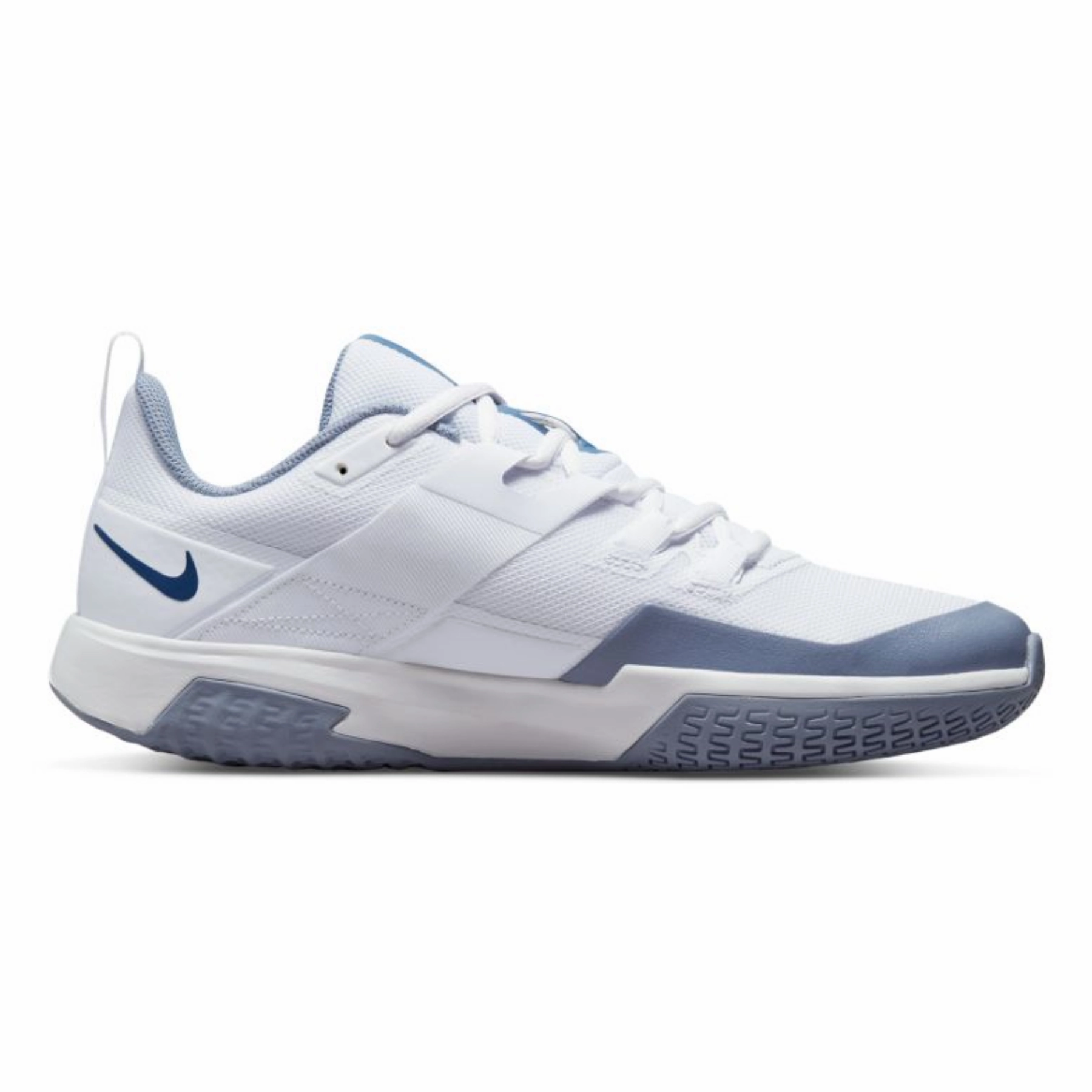 Nike Court Vapor Lite Mens Hard Court Tennis Shoes - White/Mystic Navy-Ashen Slate Nike tennis footwear