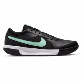 Nike Court Zoom Lite 3 Men's Hard Court Tennis Shoes - Black/Mint Nike tennis footwear