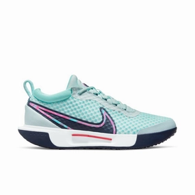 Nike Court Zoom Pro Glacier Blue Midnight Navy White Men's Hard Court Tennis Shoes Nike tennis footwear