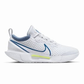 Nike  Court Zoom Pro Men Hard Court Tennis Shoes -White Mystic Navy-Ashen Slate-Grey Fog Nike tennis footwear