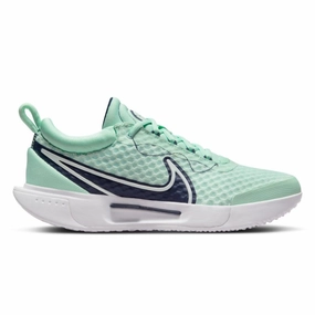 Nike Court Zoom Pro Mint Foam/Obsidian White Women Hard Court Tennis Shoes Nike tennis footwear