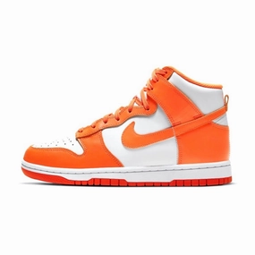 Nike Dunk Hi Retro Syracuse White Orange Blaze White Nike training shoes with flexible soles
