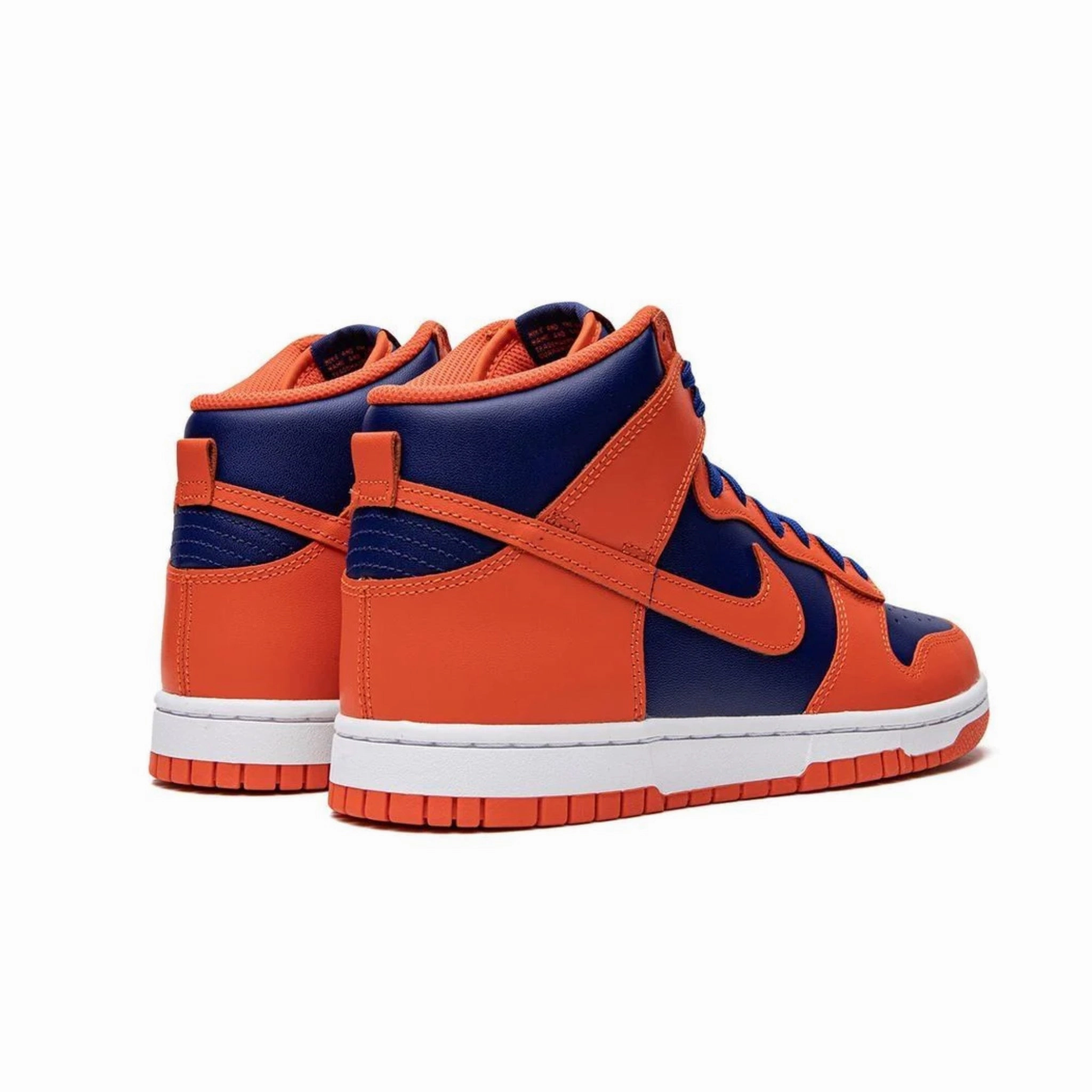 Nike Dunk High Knicks Orange Deep Royal Blue White Orange Modern Sneakers