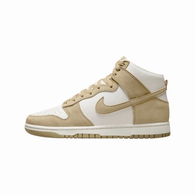 Nike Dunk High Tan Suede White Nike training shoes with flexible soles