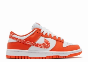 Nike Dunk Low Essential Paisley Pack Orange (W) Nike athletic shoes with flyknit design