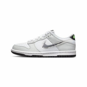 Nike Dunk Low GS Glitch Swoosh Photon Grey Nike training shoes with flexible soles