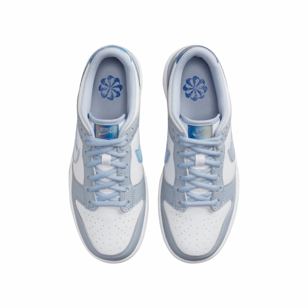 Nike Dunk Low (GS) Next Nature Blue Whisper Hyper Royal Green Abyss White Modern Sneakers