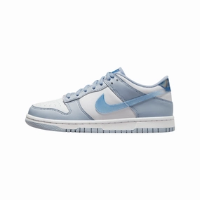 Nike Dunk Low (GS) Next Nature Blue Whisper Hyper Royal Green Abyss White Nike training shoes with flexible soles