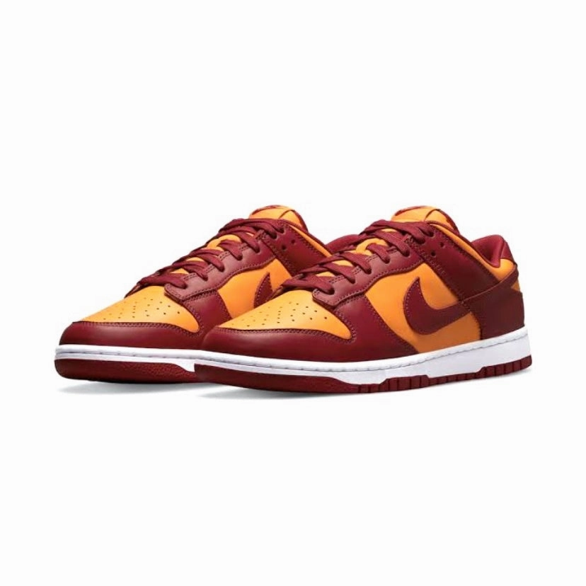 Nike Dunk Low Midas Gold Tough Red White Modern Sneakers