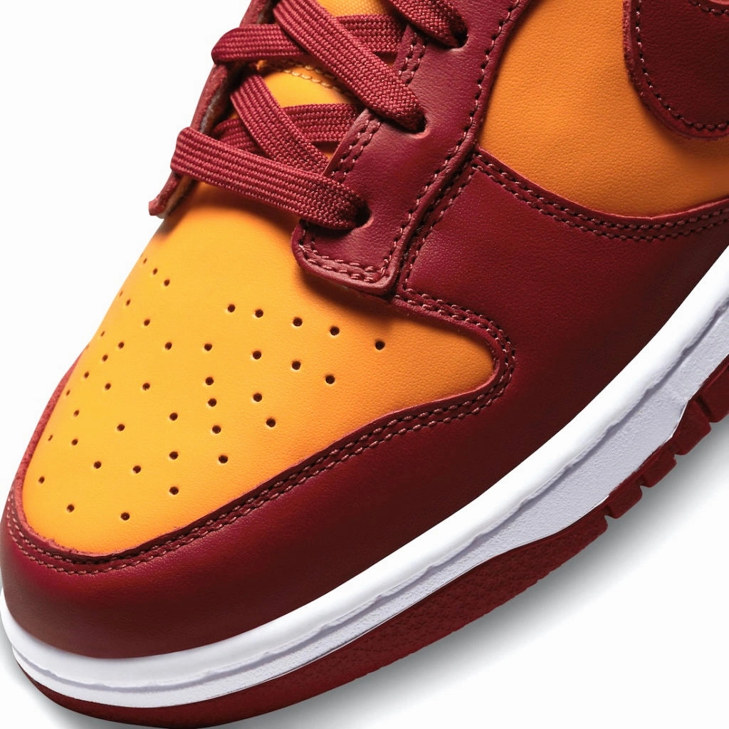 Nike Dunk Low Midas Gold Tough Red White Modern Sneakers