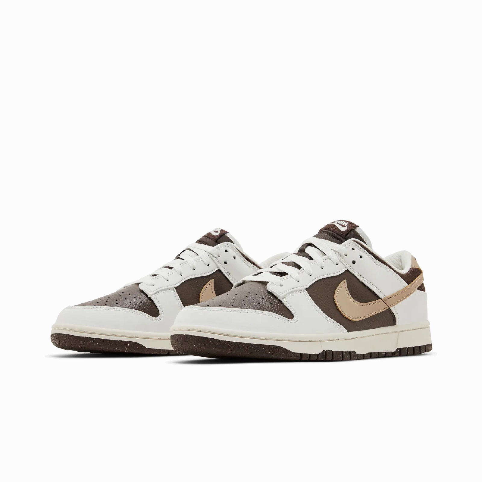 Nike Dunk Low Next Nature Summit White Baroque Brown Nike Timeless Athletic Sneakers