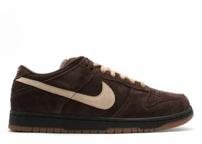 Nike Dunk Low Pro Sb Dark Mocha/Tweed (WORN) Nike athletic shoes with flyknit design