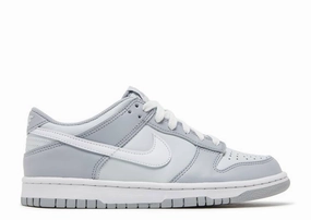 Nike Dunk Low Two-Toned Grey (GS) Nike athletic shoes with flyknit design