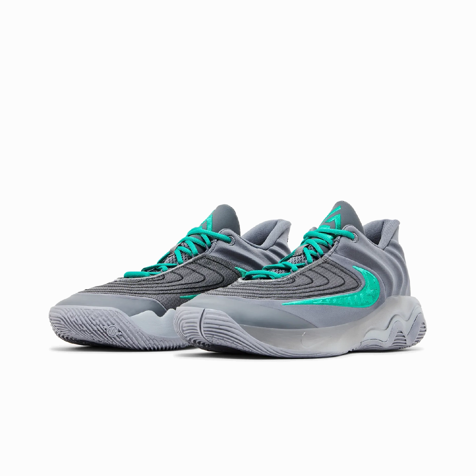 Nike Giannis Immortality 4 Smoke Grey Stadium Green Nike Timeless Athletic Sneakers