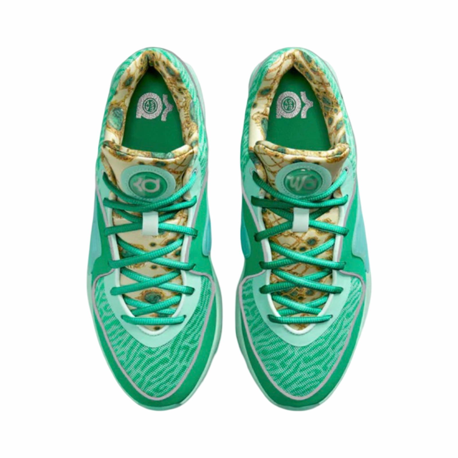 Nike KD16 Kevin Durant Mint Foam Metallic Silver Street Shoes