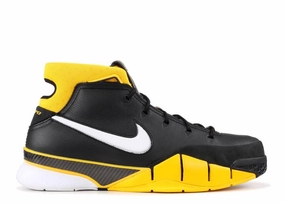 Nike Kobe 1 Protro Black Maize Nike athletic shoes with flyknit design