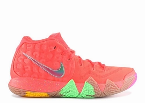 Nike Kyrie 4 Lucky Charms Nike athletic shoes with flyknit design