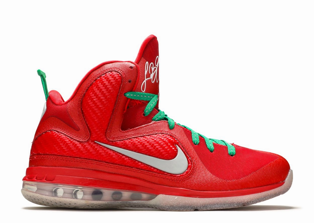 Nike LeBron 9 Christmas Nike sporty look with timeless feel