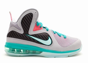 Nike LeBron 9 South Beach (GS) (WORN) Nike athletic shoes with flyknit design