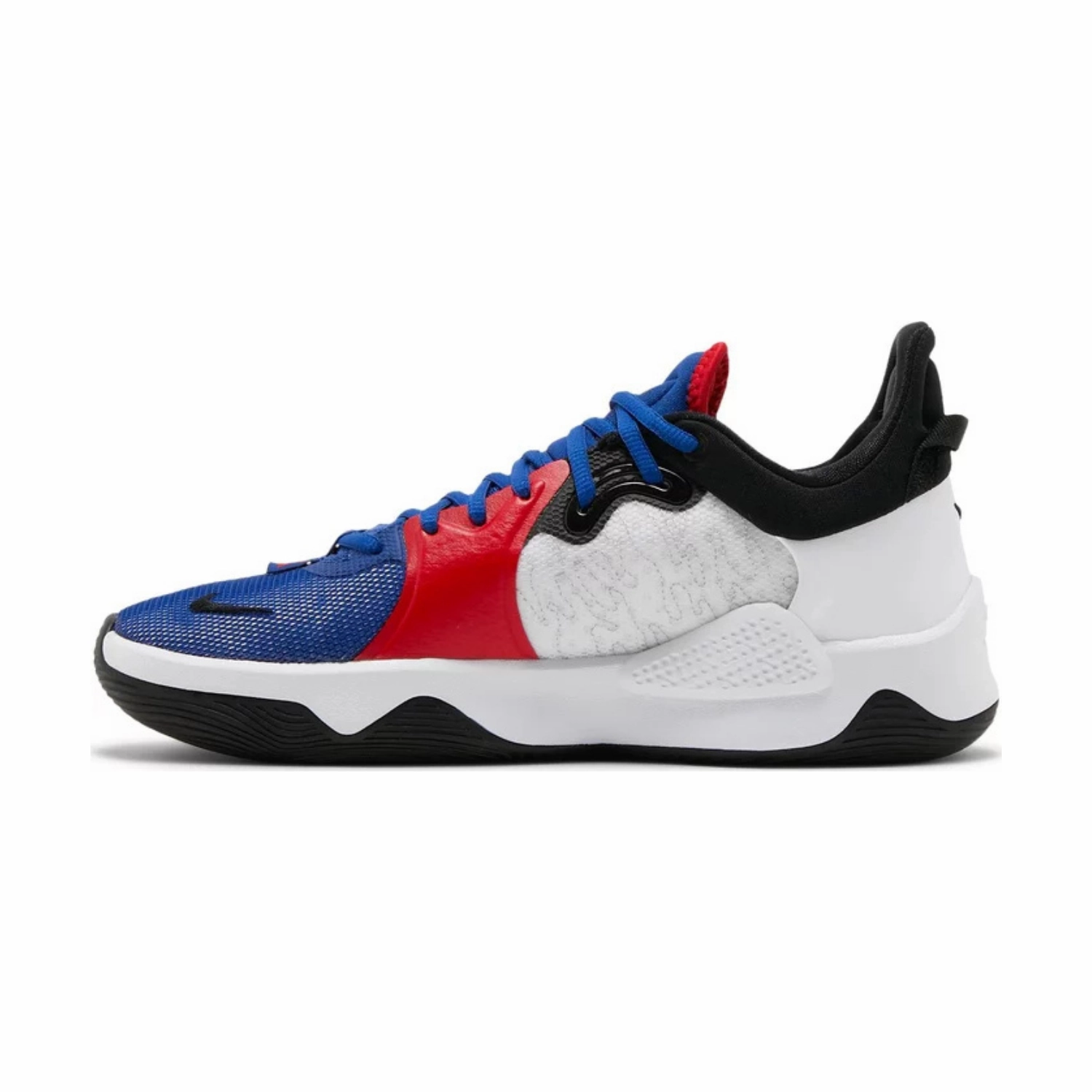 Nike PG 5 Team USA White Rush Blue University Red Street Shoes
