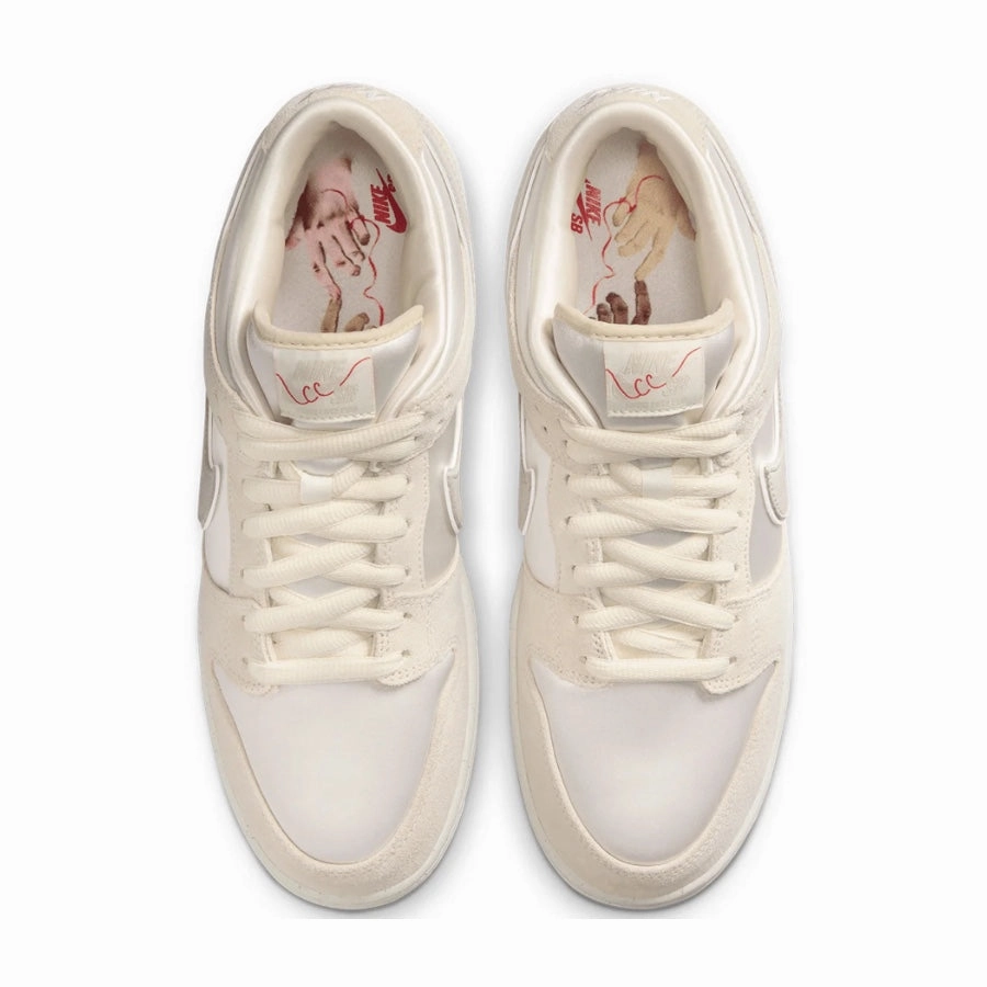 Nike SB Dunk Low City of Love Light Bone Coconut Milk Light Bone Phantom University Red Sail Street Shoes