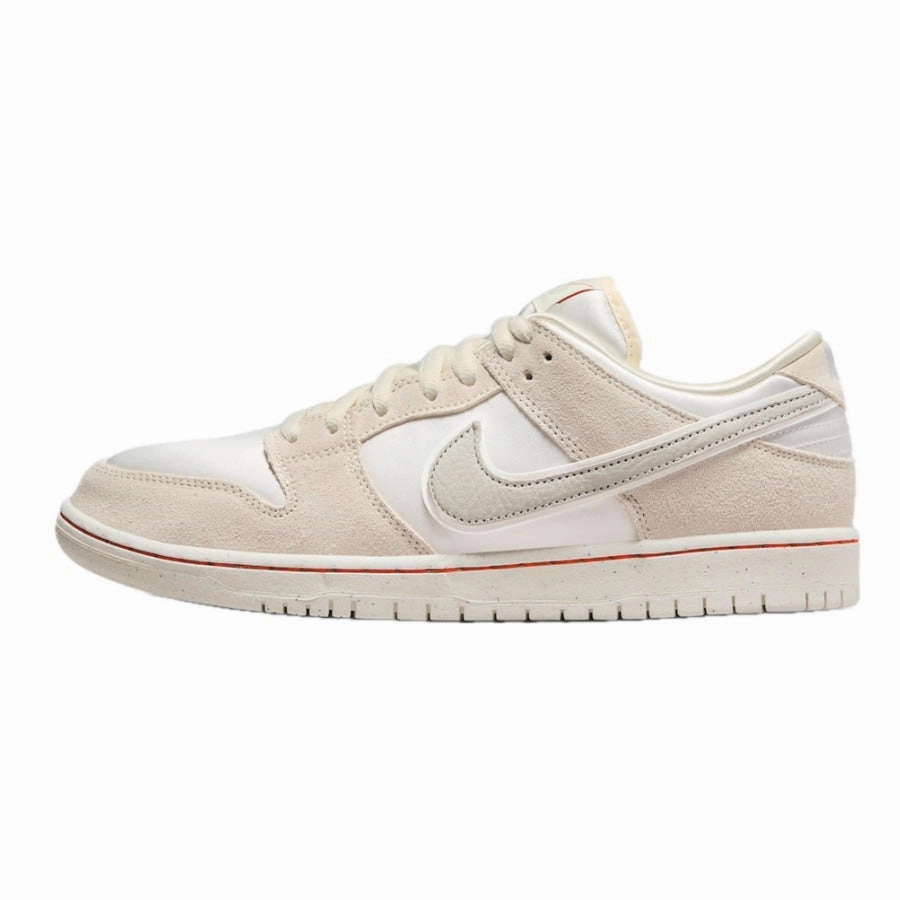 Nike SB Dunk Low City of Love Light Bone Coconut Milk Light Bone Phantom University Red Sail Nike casual sneakers with modern design