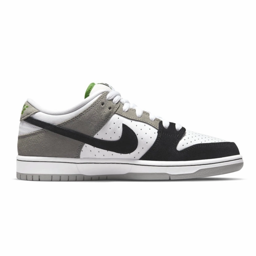 Nike SB Dunk Low Pro Chlorophyll GREY/WHITE-CHLOROPHYLL-BLACKc Street Shoes