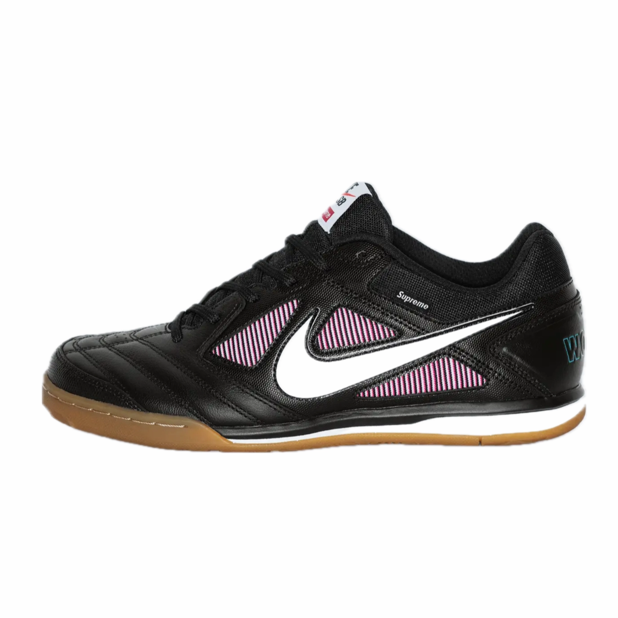 Nike SB Gato Supreme Black White Spirit Teal Gum Light Brown Street Shoes